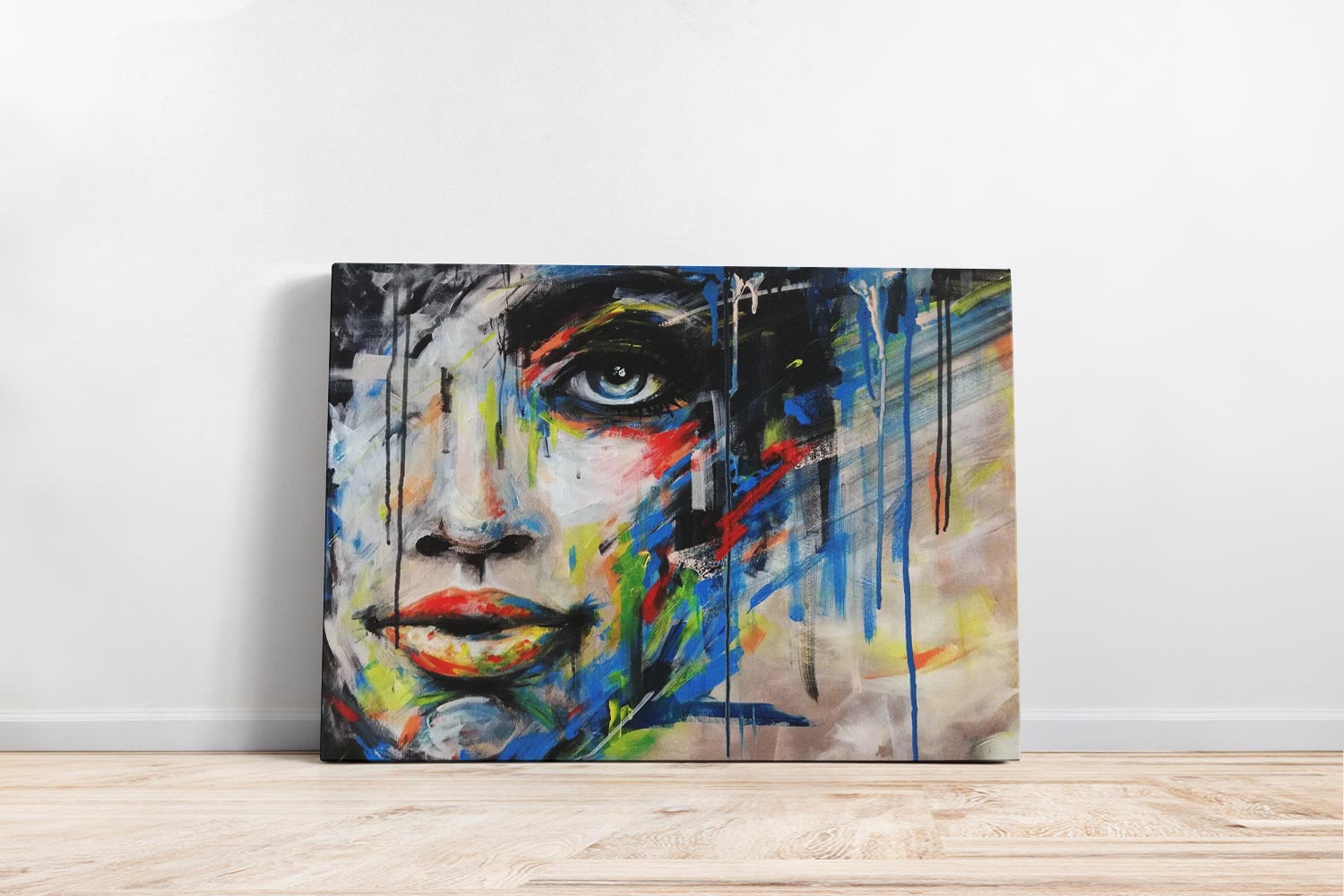 Woman Portrait Canvas Painting CWD029 Canvas And Wall Decals